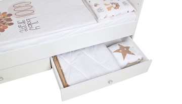 Детская кровать с комодом Фея 1100 Белый в Пензе - предосмотр 10