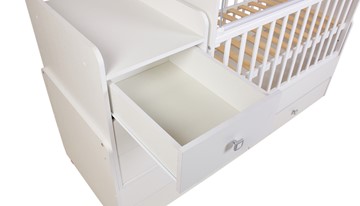 Детская кровать с комодом Фея 1100 Белый в Пензе - предосмотр 6