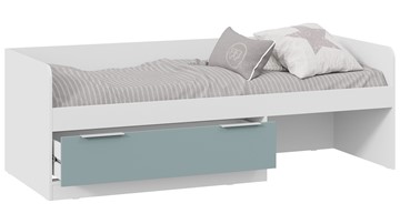 Кровать в детскую Марли Тип 1 (Белый/Серо-голубой) в Пензе - предосмотр 1