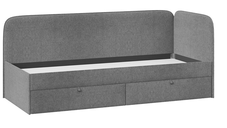 Кровать в детскую Молли тип 1 (90), Микровелюр Scandi Graphite 22 в Пензе - изображение 2