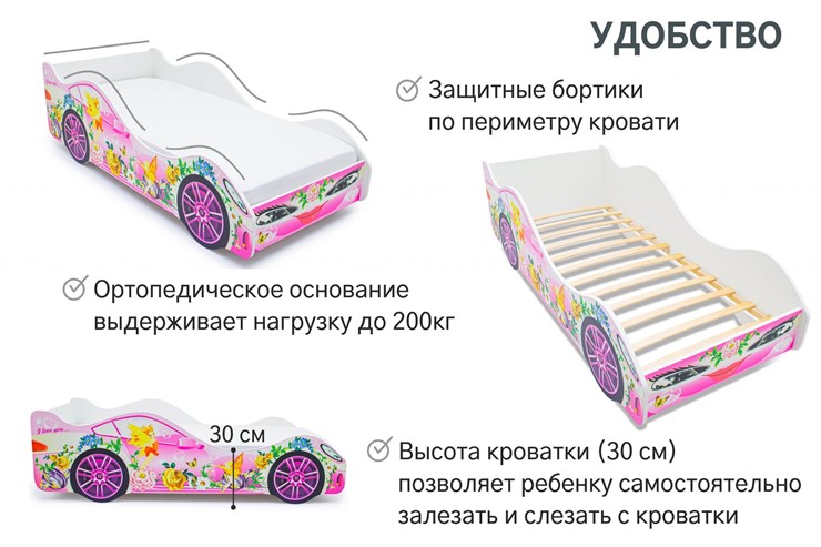 Кровать-машина в детскую Фея в Пензе - изображение 4