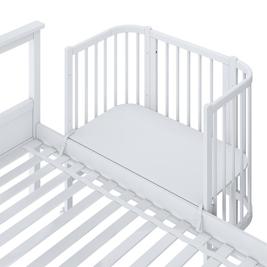 Детская кровать POLINI Kids Simple 120 Белый в Пензе - изображение 5
