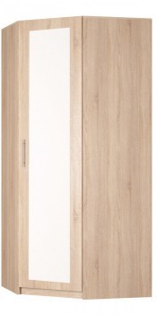 Угловой шкаф Реал (YR-230х884 (9)-М Вар.1), с зеркалом в Пензе - изображение