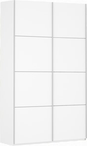 Шкаф двухдверный Прайм (ДСП/ДСП) 1200x570x2300, белый снег в Пензе