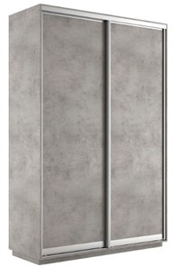 Шкаф 2-х дверный Экспресс (ДСП) 1400х450х2200, бетон в Пензе