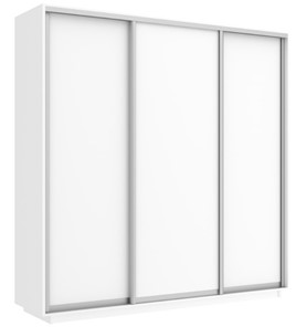 Шкаф 3-дверный Экспресс (ДСП) 2100х600х2200, белый снег в Пензе