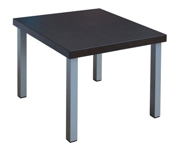 Квадратный стол Триада, венге/алюминий в Пензе