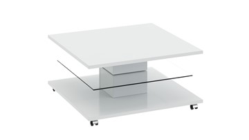 Квадратный столик Diamond тип 1 (Белый глянец) в Пензе