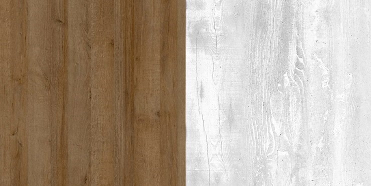 Шкаф угловой Пайн, ПП6, Дуб Крафт/Бетон Пайн в Пензе - изображение 2