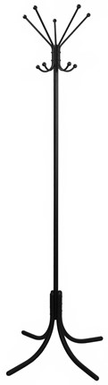 Вешалка напольная КР-10Л, цвет черный в Пензе - изображение