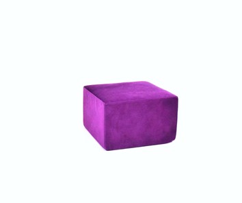 Пуф бескаркасный Тетрис 50х50, фиолетовый в Пензе