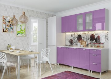 Модульный кухонный гарнитур Модерн, фиолетовый металлик в Пензе