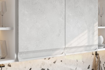 Угловой модульный гарнитур Вельвет, бетон графит/бетон снежный в Пензе - предосмотр 4