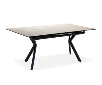 Кухонный стол раскладной Бордо 2CX 160х90 (Oxide Avorio/Графит) в Пензе