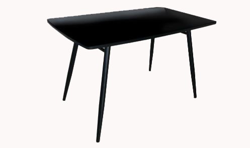 Кухонный обеденный стол Брик, черный в Пензе - изображение