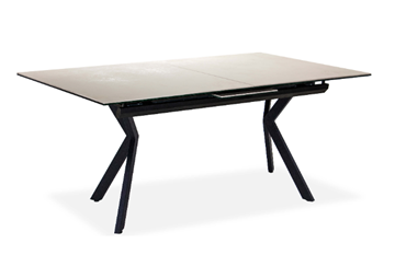 Кухонный стол раскладной Бордо 1CX 140х85 (Oxide Avorio/Графит) в Пензе