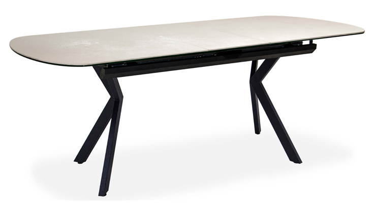 Раздвижной стол Шамони 1CX 140х85 (Oxide Avorio/Графит) в Пензе - изображение 1