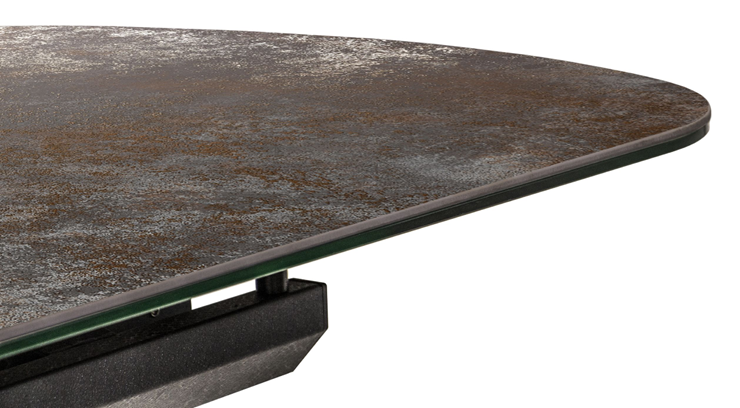 Обеденный раздвижной стол Шамони 3CX 180х95 (Oxide Nero/Графит) в Пензе - изображение 2