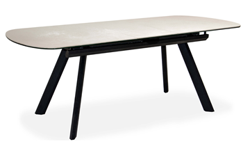 Кухонный раскладной стол Шамони 3CQ 180х95 (Oxide Avorio/Графит) в Пензе - предосмотр 1