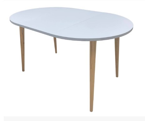 Кухонный раздвижной круглый стол Серый камень 90*90 см ЛДСП в Пензе - изображение 7
