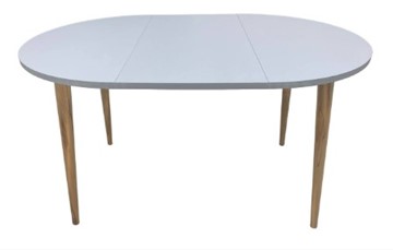 Кухонный раздвижной круглый стол Серый камень 90*90 см ЛДСП в Пензе - предосмотр 9