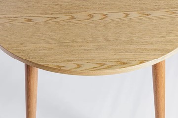 Кухонный стол круглый Шпон Дуба 677 С д. 100 см МДФ в Пензе - предосмотр 18