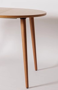 Кухонный стол круглый Шпон Дуба 677 С д. 100 см МДФ в Пензе - предосмотр 20
