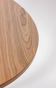 Кухонный стол круглый Шпон Ореха д. 100 см МДФ ножки вишня в Пензе - предосмотр 2