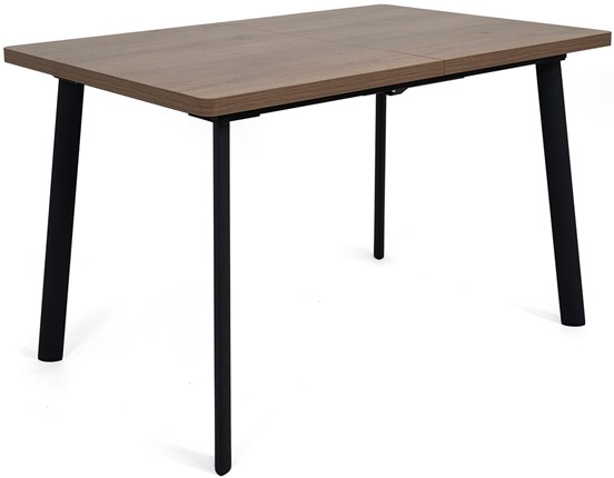 Кухонный раскладной стол Дали-1L(ноги черные, дуб табако) в Пензе - изображение