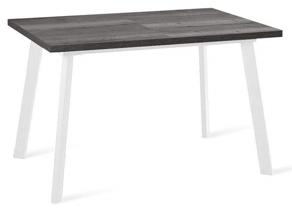 Кухонный стол раскладной Dikline HB120 Сосна Пасадена/ножки белые в Пензе - изображение