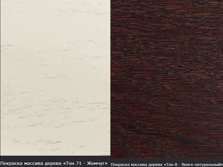 Обеденный раздвижной стол Фабрицио-1 исп. Круг 820, Тон 9 (Морилка/Эмаль) в Пензе - изображение 14