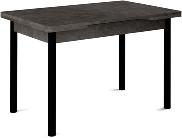 Раздвижной стол Милан-1 EVO, ноги металлические черные, серый камень в Пензе