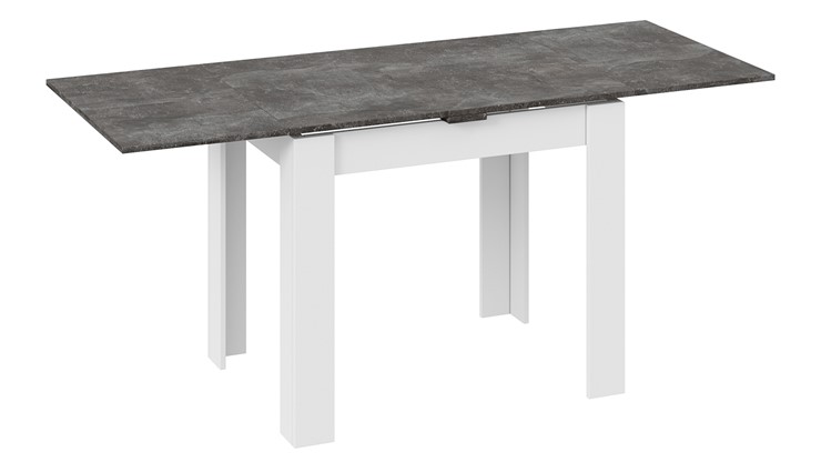 Кухонный раскладной стол Промо тип 3 (Белый/Ателье темный) в Пензе - изображение 1
