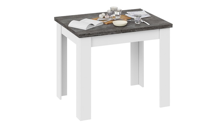 Кухонный раскладной стол Промо тип 3 (Белый/Ателье темный) в Пензе - изображение 2