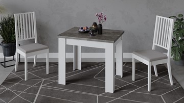 Кухонный раскладной стол Промо тип 3 (Белый/Ателье темный) в Пензе - предосмотр 5