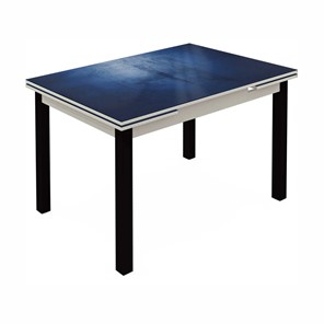 Кухонный стол раскладной Шанхай исп.2 ноги метал. крашеные №21 (Exclusive h149/белый) в Пензе