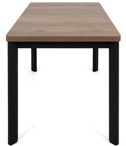 Кухонный раскладной стол Токио-2L (ноги металлические черные, дуб табако) в Пензе - предосмотр 2
