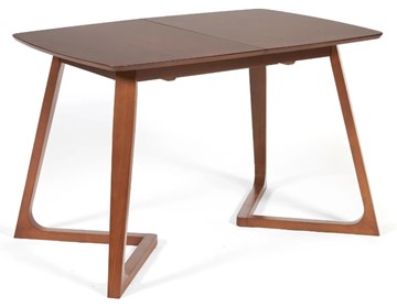 Кухонный стол раскладной VAKU (Ваку) бук/мдф 80x120+40x75, Коричневый арт.13986 в Пензе