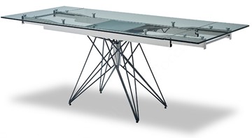 Кухонный стол раскладной T-041 (140) прозрачный в Пензе - предосмотр 3