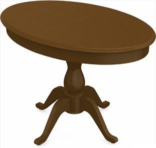 Раздвижной стол Фабрицио-1 исп. Эллипс, Тон 2 Покраска + патина с прорисовкой (на столешнице) в Пензе