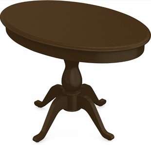 Кухонный стол раскладной Фабрицио-1 исп. Эллипс, Тон 4 Покраска + патина (в местах фрезеровки) в Пензе