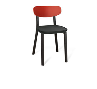 Кухонный стул SHT-ST85-2/SB85-2/S85 (красный/черный/черный) в Пензе