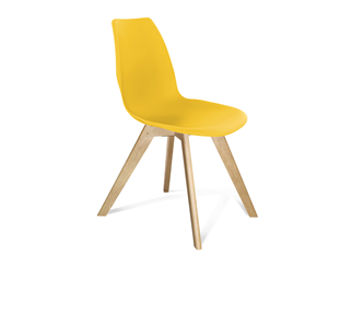 Кухонный стул SHT-ST29/S39 (желтый ral 1021/прозрачный лак) в Пензе