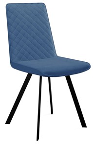 Мягкий стул 202, микровелюр B8 blue, ножки черные в Пензе