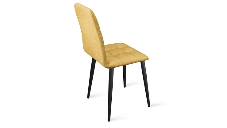 Кухонный стул Аспен К1С (Черный муар/Микровелюр Duna Curcuma) в Пензе - изображение 2