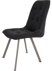 Обеденный стул Бакарди, ноги мокко прямоугольные 1-Q3015/велюр T180 Горький шоколад в Пензе
