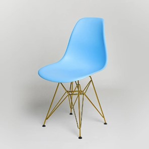 Обеденный стул DSL 110 Gold (голубой) в Пензе