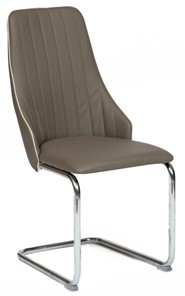 Обеденный стул FRATELLI (mod.8415) 44х62х97 пепельно-коричневый (окантовка слон.кость) в Пензе