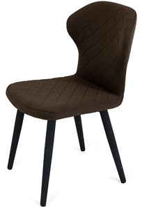 Кухонный стул Марио (Коричневый Т02/ноги черные) в Пензе