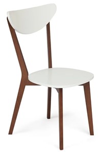 Кухонный стул MAXI (Макси), бук/МДФ 86x48,5x54,5 Белый/Коричневый (2 шт) арт.10464 в Пензе